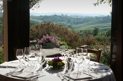 dining table at La Boscarecce